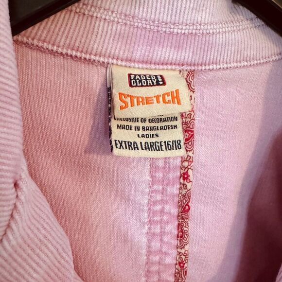 Faded Glory Pink Tailored Blazer Structured Fit - Picture 4 of 5